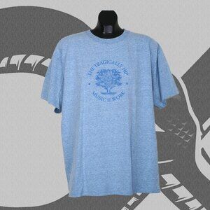 Vintage The Tragically Hip T-Shirt Men's XL Music @ Work Tour Blue